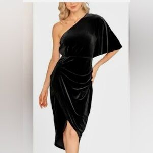 Subiki - Black Velvet Cocktail Dress - Size XL - NWT